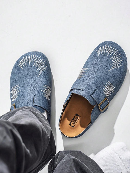 Blue Denim Sandals